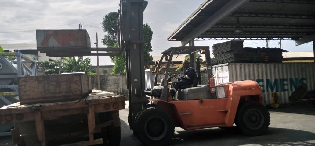 Load testing of Forklift